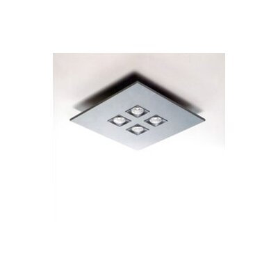 Zaneen Lighting Polifemo Four Light Square Flush Ceiling Mount D9 2023