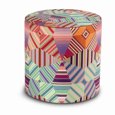 Missoni Home Noceda Cylindrical Pouf Ottoman 1N4LV00 021 159