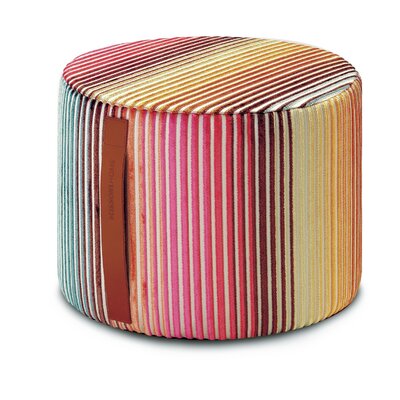 Missoni Home Jacaranda Cylindrical Pouf Ottoman 1H4LV00 009 T59