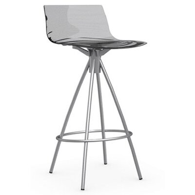 Calligaris LEau Stool CS/1269_P Seat Color Transparent Smoked Grey, Finish