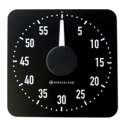 Kikkerland Extra Large Magnetic Rotary Kitchen Timer KT03