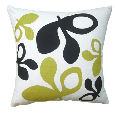 Balanced Design Hand Printed Pods Pillow LPOD Color Black/Yellow