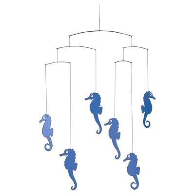 Flensted Mobiles Sea Horse Mobile f015Blue Color Blue