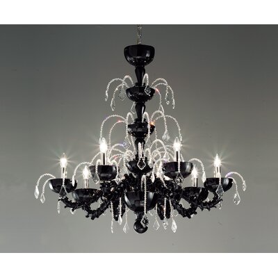 FDV Collection Massimo Tonetto Couture 8 Light Chandelier COUTURE L8 Color B