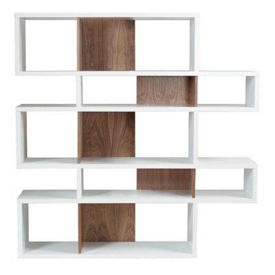 Tema London Composition 63 Bookcase 9500.31 Finish Matte White / Walnut