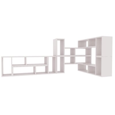 Tema Domino 7 Shelf Unit 9500.27 Finish Walnut