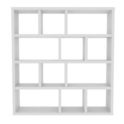 Tema Berlin 4 Level 63 Shelf Bookcase 9500.31 Finish Pure White