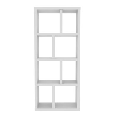 Tema Berlin 4 Level 63 Shelf Bookcase 9500.31 Finish Pure White