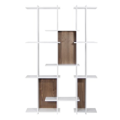 Tema Puzzle Composition 2001 001 Shelf 9500.3155 Finish Matte White / Walnut