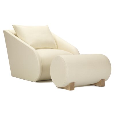 Snug Slope Lounge Chair and Ottoman SJUSLCVN set