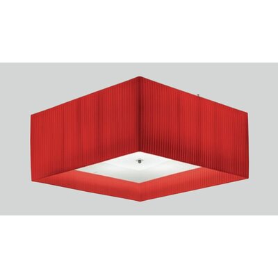 ModoLuce Quadrato Pendant QUAEPL070C0130 Shade Finish Red