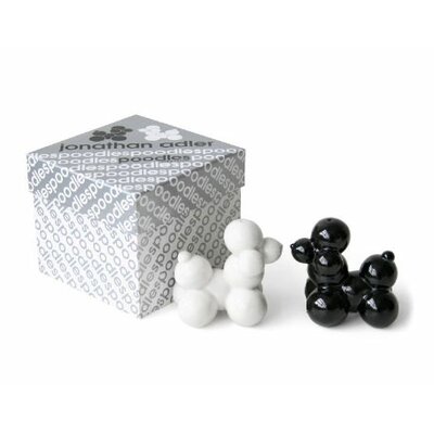 Jonathan Adler Poodles Salt and Pepper Shakers 7582