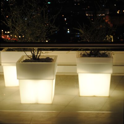 Serralunga Torre Planter with Light 705/L / 740/L Size 20 H x 17.7 W x 17.