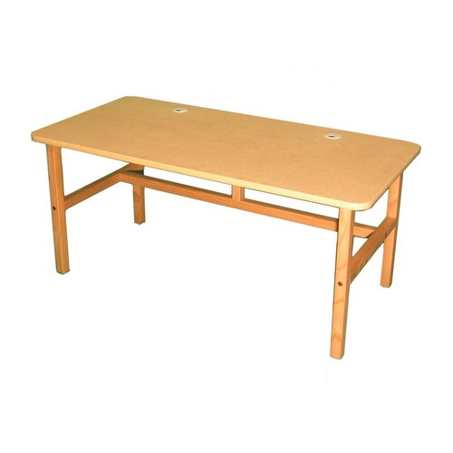 Wild Zoo Side By Side Desk SBS nat wz Trim Color Maple