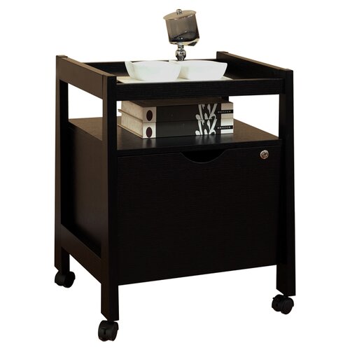 Hokku Designs 1 Drawer Hancock Modern Equipment Trolly/File Cabinet IDI 12503