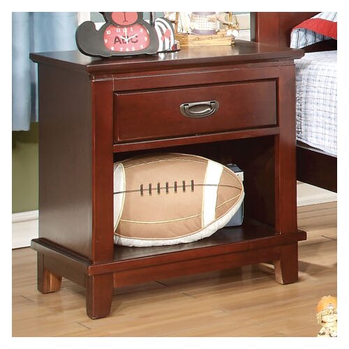 Hokku Designs Kenneth 1 Drawer Nightstand IDF 7909CH N / IDF 7909WH N Finish