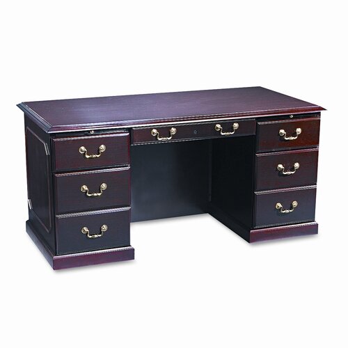 DMi Governors Series Double Pedestal Desk, 60 Wide DMI735030