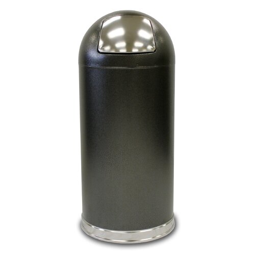 Witt Dome Top Waste Receptacle  with Push Door 15DTSVN