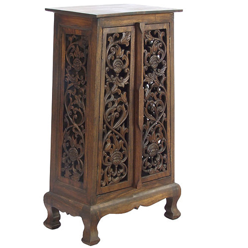 EXP Acacia 23 Flower Vines Storage Cabinet frt1153