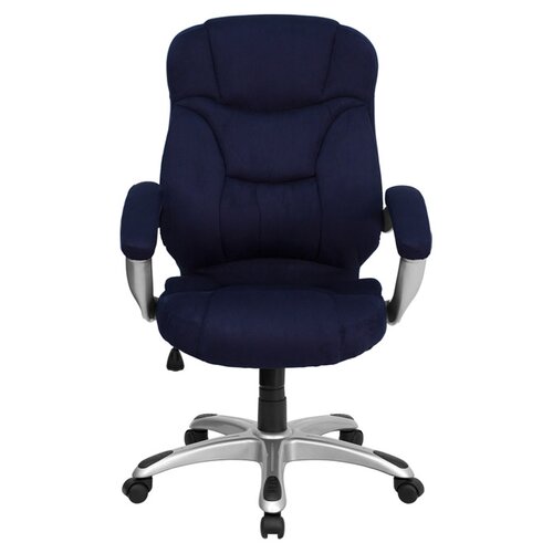 FlashFurniture High Back Microfiber Upholstered Office Chair GO725 Microfiber