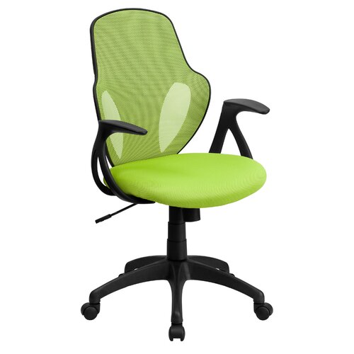 FlashFurniture Mid Back Executive Mesh Chair with Nylon Base H 8880F Color G