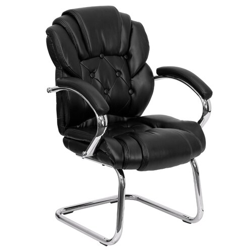 FlashFurniture Guest Side Chair with High Back GO908VBKSIDE