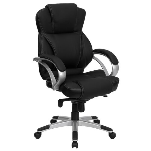 FlashFurniture High Back Contemporary Office Chair with Designer Loop Arms H9