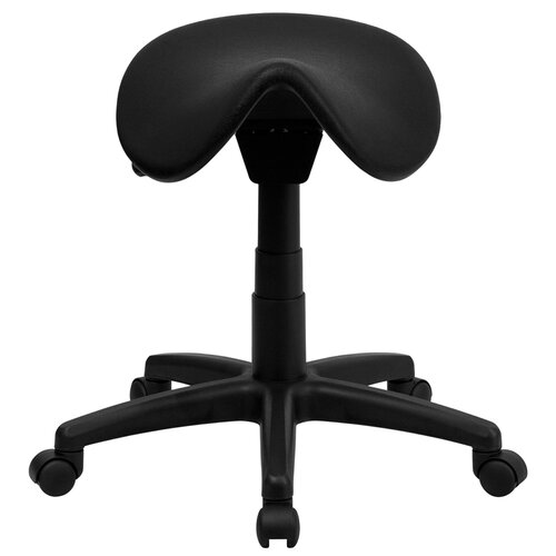 FlashFurniture Backless Saddle Stool WL 915MG GG