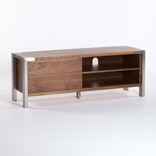 Moes Home Collection Winton 47 TV Stand ER 1070 03 Color Walnut