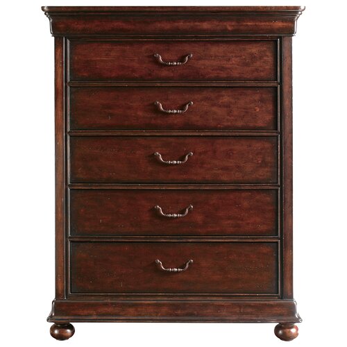 Stanley The Classic Portfolio Louis Philippe 5 Drawer Chest 058 XX 13 Finish