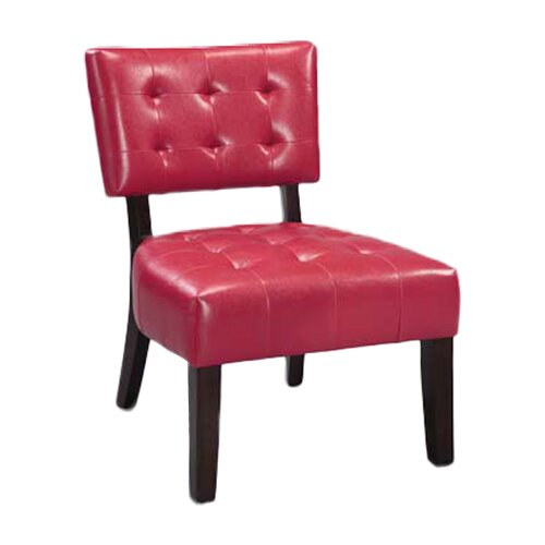 Wildon Home ® Modern Vinyl Slipper Chair 2046 Color Red