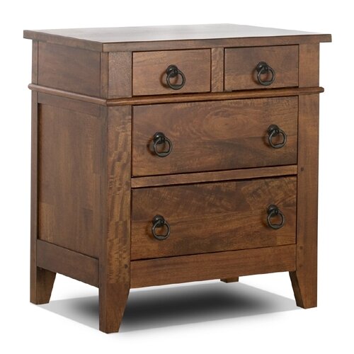 Klaussner Furniture Urban Craftsmen 4 Drawer Nightstand 340670NSTD