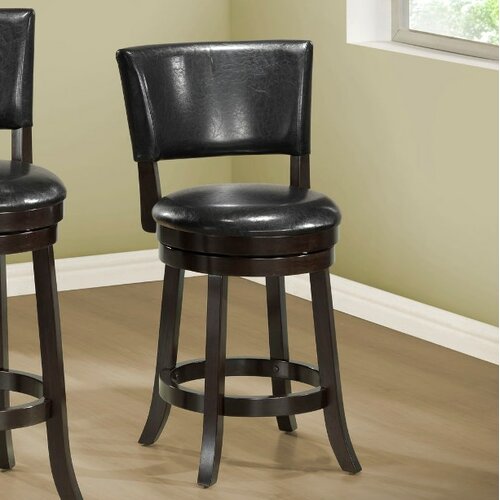 Monarch Specialties Inc. 39 Swivel Bar Stool with Cushion I 1286