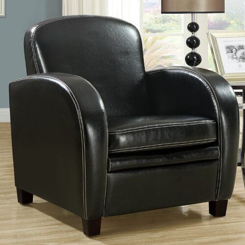 Monarch Specialties Inc. Faux Leather Chair I 8037 / I 8039 Color Black