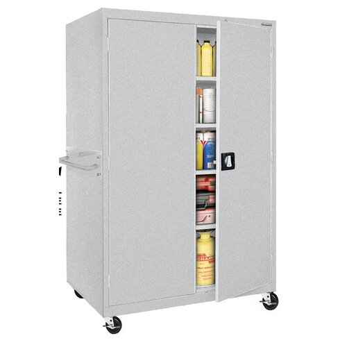 Sandusky Transport 46 Mobile Storage Cabinet TA4R462472 Finish White