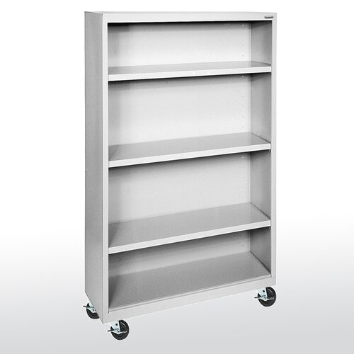 Sandusky Mobile 58 Bookcase BM30 361852 00 Color Dove Gray