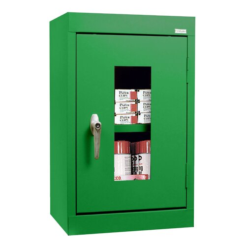 Sandusky Clear View 16 Wall Storage Cabinet WA1V161226 Finish Green