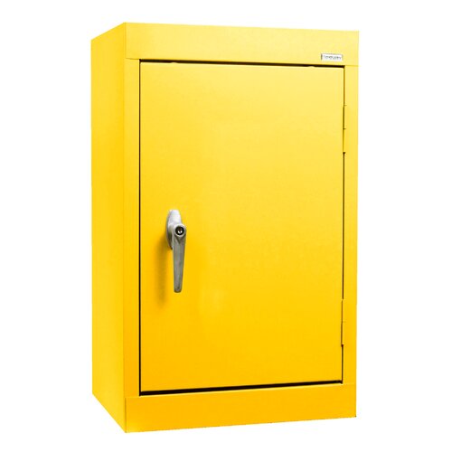 Sandusky 18 Solid Door Wall Cabinet WA11181226 Finish Yellow