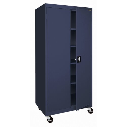 Sandusky Transport 36 Mobile Storage Cabinet TA3R362460 Finish Navy Blue