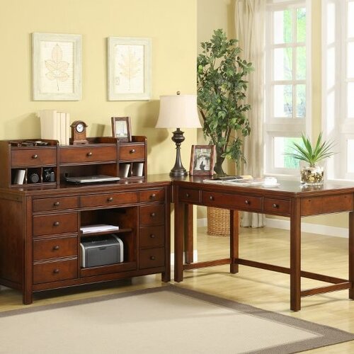 Riverside Furniture Avenue L Shape Desk Office Suite 6103