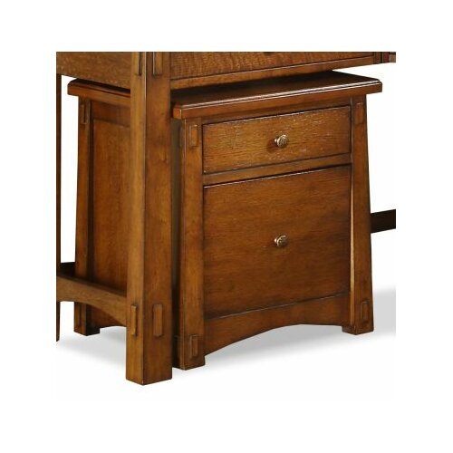 Riverside Furniture Craftsman Home 2 Drawer Mobile File Cabinet 2935