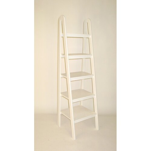 Wayborn Ladder 67.5 Bookcase 9025 Finish White