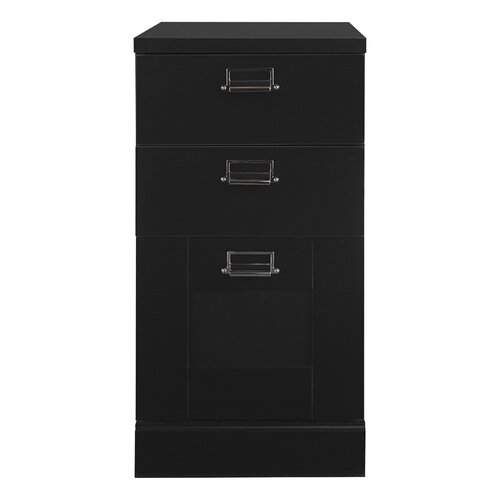 Bush My Space 3 Drawer Stockport Pedestal File Cabinet MY62903 03