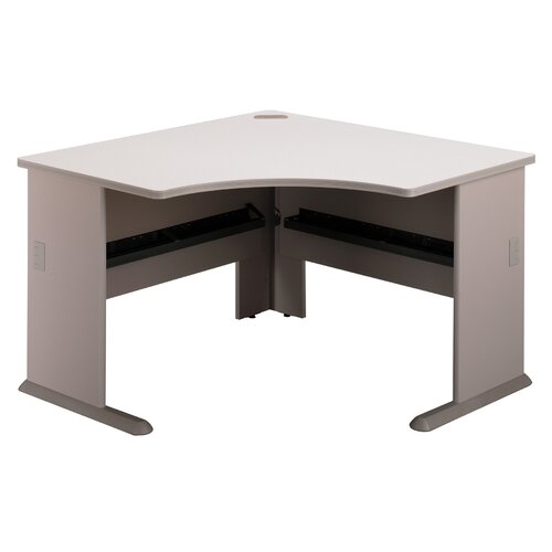 Bush Series A Corner Desk WCXXX66 A Finish Pewter