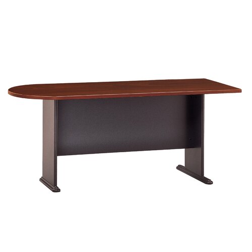 Bush Series A Peninsula Desk WCXXX71 Finish Hansen Cherry