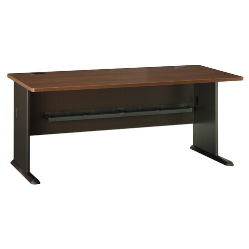 Bush Series A Computer Desk WCXXX72 Finish Cappucino Cherry/Hazelnut Brown