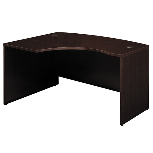 Bush Series C L Bow Desk WCXXX33 Finish Mocha Cherry