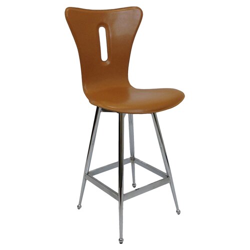 Creative Images International Swivel Bar Stool S68 Color Walnut