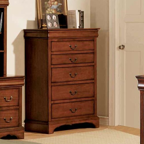 Winners Only, Inc. Renaissance 5 Drawer Chest B1047N / BRX1047 Finish Cherry