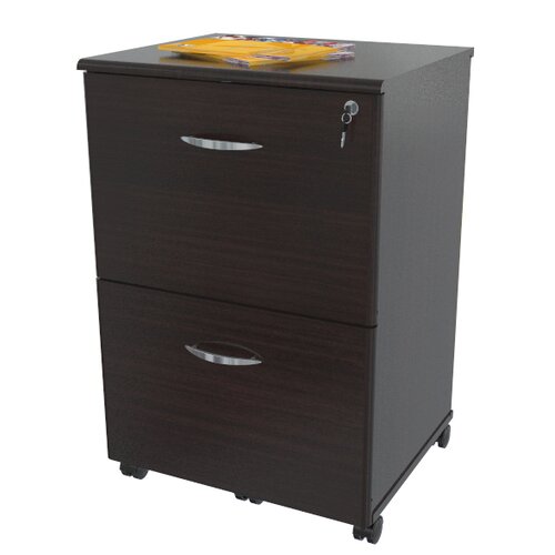 Inval 2 Drawer Mobile File Cabinet AR 2X2S